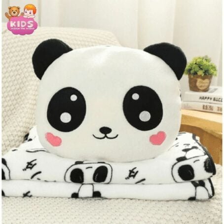 Amour Panda en peluche avec couverture