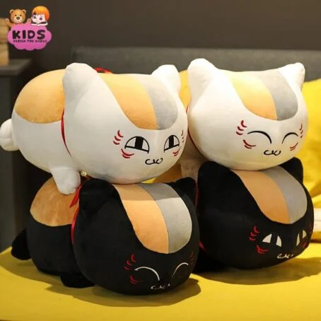 Chat en peluche blanc Nyanko Sensei