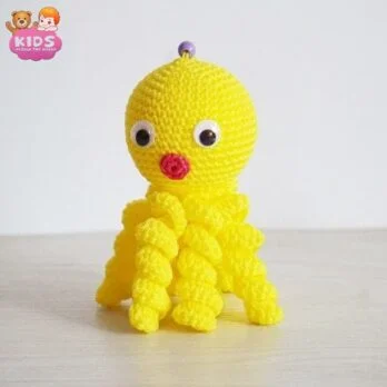 Accroche En Peluche De Poulpe