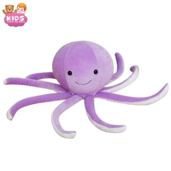 Peluche De Poulpe Violette