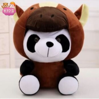 Panda En Peluche Déguisé En Cheval