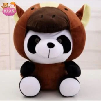 Panda En Peluche Déguisé En Cheval