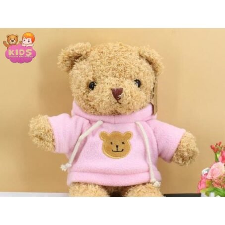 Peluche Ourson Pull Rose