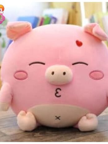 Cochon Amoureux En Peluche