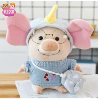 Peluche De Cochon Déguisée En Éléphant