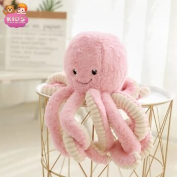 Jouet En Peluche De Poulpe Rose