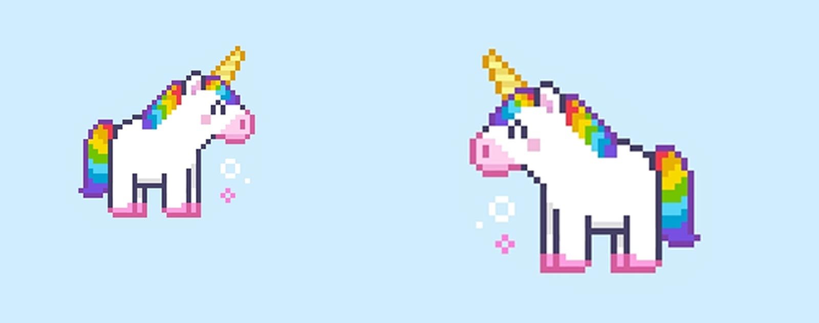 TOP 20 Pixel Art Licorne 21 pixel-art-licorne-petit-arc-en-ciel