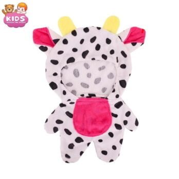 Vache En Peluche Vêtements Blancs