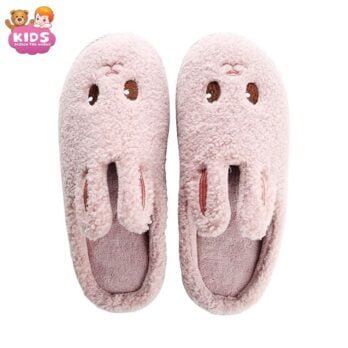 Chaussons En Peluche Lapin