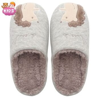 Chaussons En Peluche Hérisson