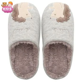 Chaussons En Peluche Hérisson