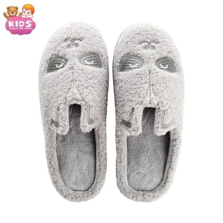 Chaussons en peluche Raton laveur