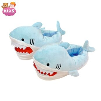 Chaussons En Peluche Requin
