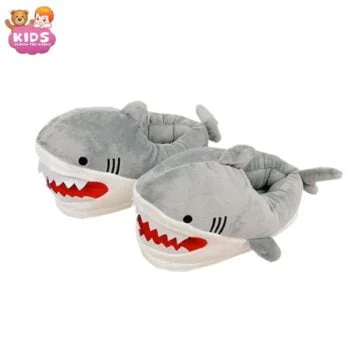 Chaussons En Peluche Requin