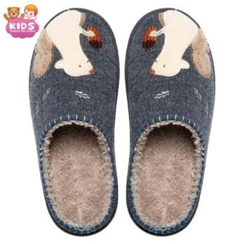 Chaussons En Peluche Écureuil