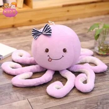 Peluche De Poulpe Violet