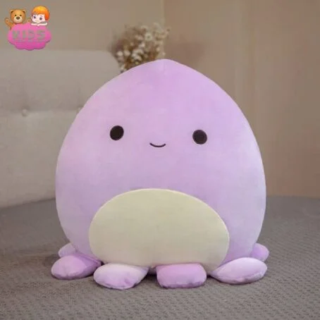 Jouet en peluche de poulpe violet