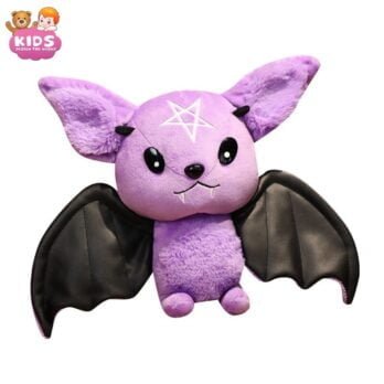 Jouet De Chauve-Souris En Peluche Violette Pour Halloween