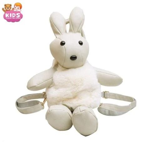 Sac à dos en peluche Lapin Moelleux