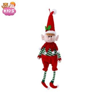 Jouet En Peluche Elfe Rouge