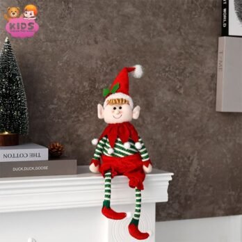 Jouet En Peluche Elfe Rouge