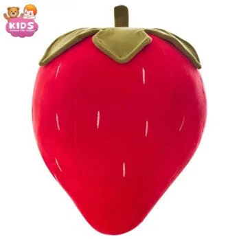 Jouet En Peluche Fraise Rouge