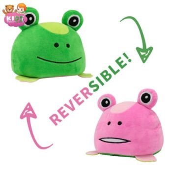 Jouet En Peluche Grenouille Réversible