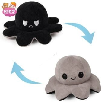 Peluche Pieuvre Réversible
