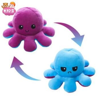 Peluche Pieuvre Réversible