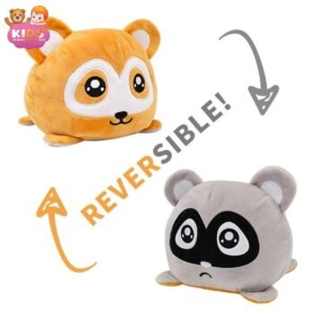 Peluche Raton Laveur Réversible