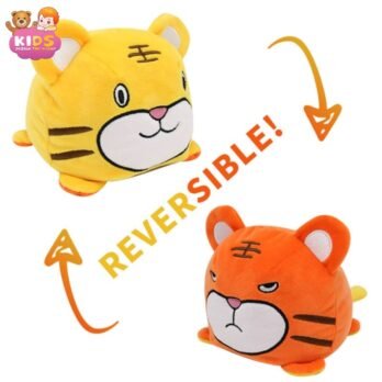 Jouet En Peluche Tigre Réversible