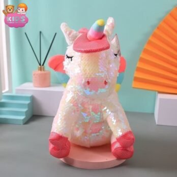 Peluche Licorne À Sequins