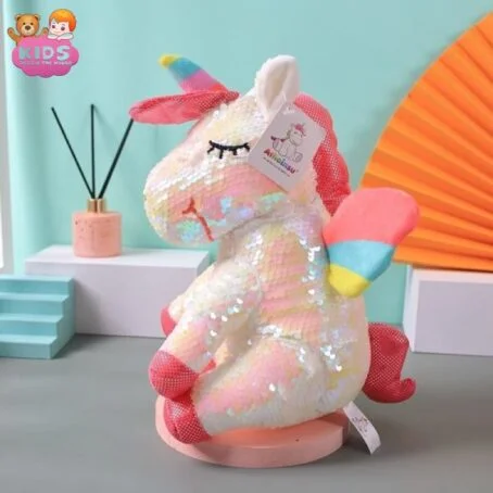 Peluche Licorne à sequins