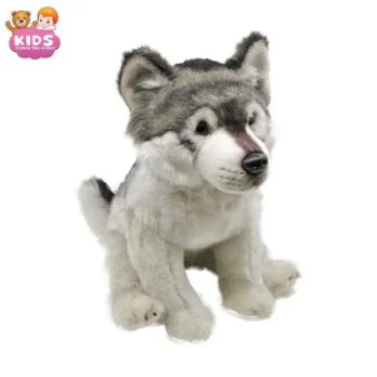 Peluche Du Loup Assis