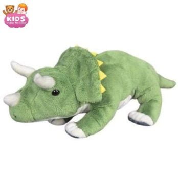 Triceratops Dinosaure En Peluche Vert
