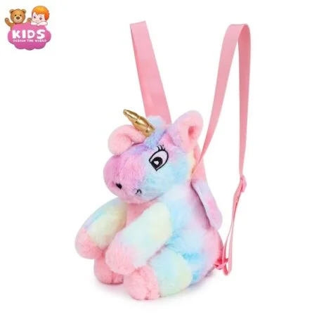 Sac à dos en peluche mignon licorne