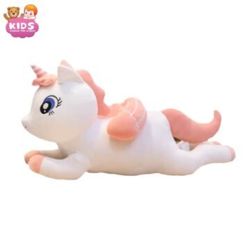 Peluche De Licorne Avec De Grands Yeux