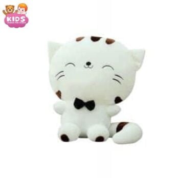 Chaton En Peluche Blanc