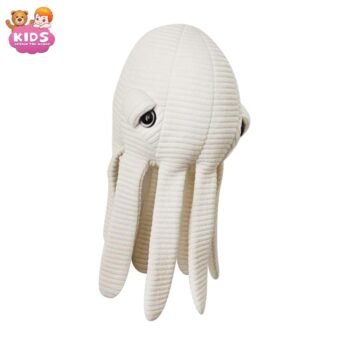 Octopus En Peluche Blanche