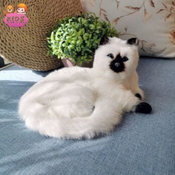 Peluche De Chat Blanc