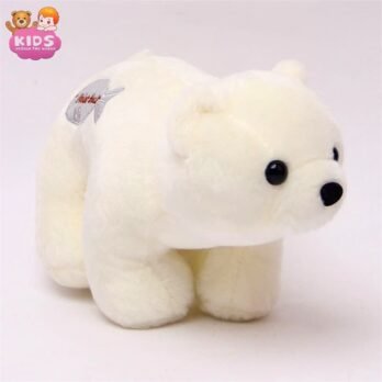 Jouet En Peluche D’Ours Polaire Blanc