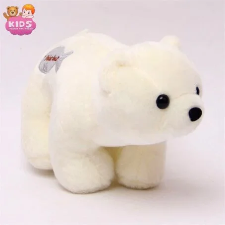 Jouet en peluche d'ours polaire blanc