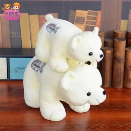 Jouet en peluche d'ours polaire blanc