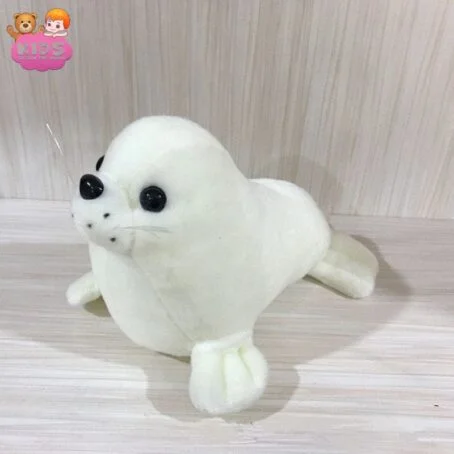 Peluche de phoque blanc