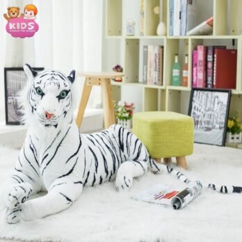 Peluche De Tigre Blanc