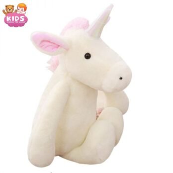 Peluche De Licorne Blanche