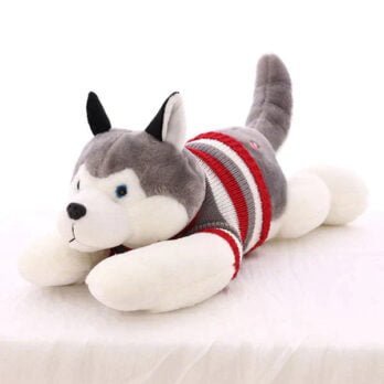 Loup En Peluche Habillé