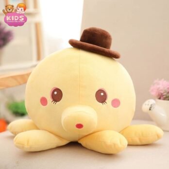 Peluche De Poulpe Jaune