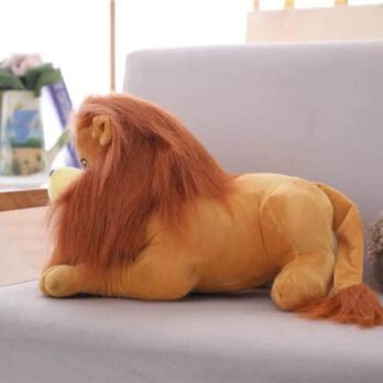Jeune Roi Lion En Peluche